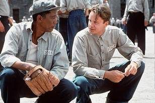 Shawshank still shot, in the yard