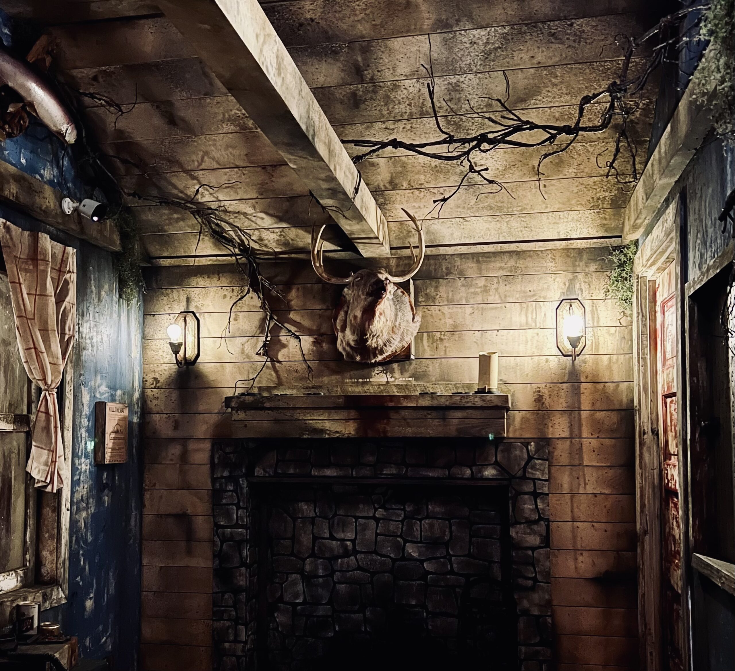 door and door knob leading into the warden's office